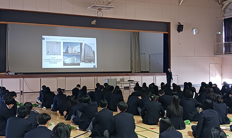 神奈川県立平塚湘風高等学校の出前授業